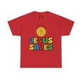 thumbnail image 1 of DJH Apparel | Mario Jumps, Jesus Saves Christian Unisex T-shirt, 1 of 5