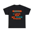 thumbnail image 1 of DJH Apparel | Miami: I LOVE MY TEAM Sports Unisex T-shirt, 1 of 6