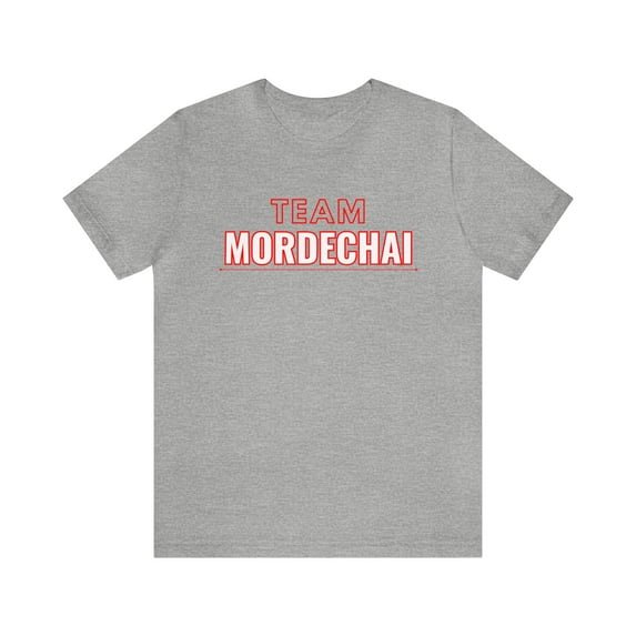 DJH Apparel | Motivational Purim Jewish T Shirt | TEAM MORDECHAI