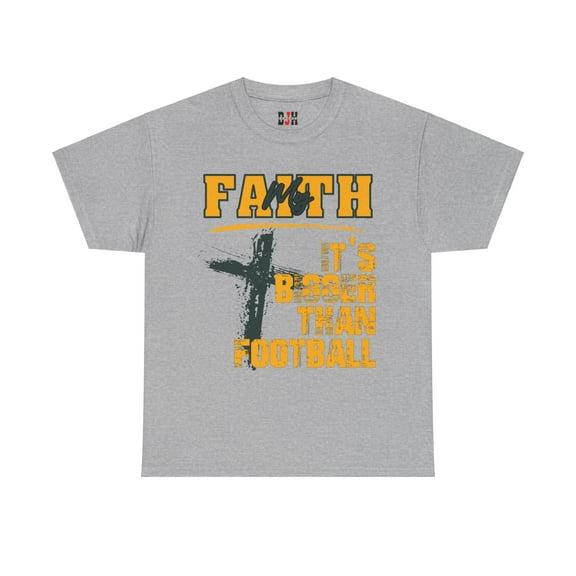 DJH Apparel | My Faith: It's Bigger Than Football  Christian Unisex T-shirt