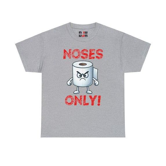DJH Apparel | Noses Only Toilet Paper Roll Funny Parody T-Shirt