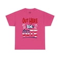 thumbnail image 1 of DJH Apparel | Out Here Being Cute US Flag Unisex Heavy Cotton Tee, 1 of 4