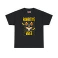 thumbnail image 1 of DJH Apparel | PAWSITIVE Vibes German Sheppard Funny Unisex T-Shirt, 1 of 3