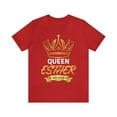 thumbnail image 1 of DJH Apparel | Queen Esther Purim Short Sleeve Tee Jewish T Shirt, 1 of 4