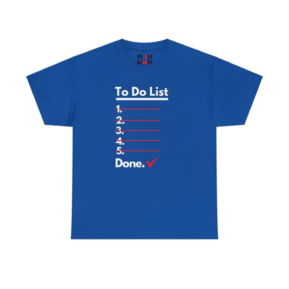 DJH Apparel | To Do List Funny Unisex T-Shirt