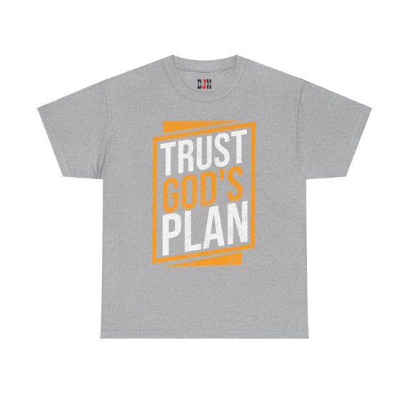 DJH Apparel | Trust God's Plan Christian Unisex Cotton T-shirt