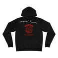 thumbnail image 1 of DJH Apparel | Volleyball Hits Differently (Red /BLK) Unisex Pullover Hoodie, 1 of 2