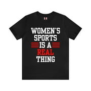 DJH Apparel | Women's Sports Is A Real Thing Unisex Tshirt