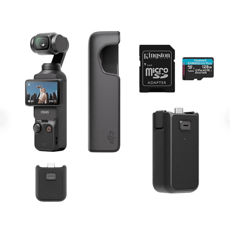 DJI 990362766 Osmo Pocket 3 Camera Bundle with 128GB SD Card DJI 990362766 Osmo Pocket 3 Camera Bundle with 128GB SD Card