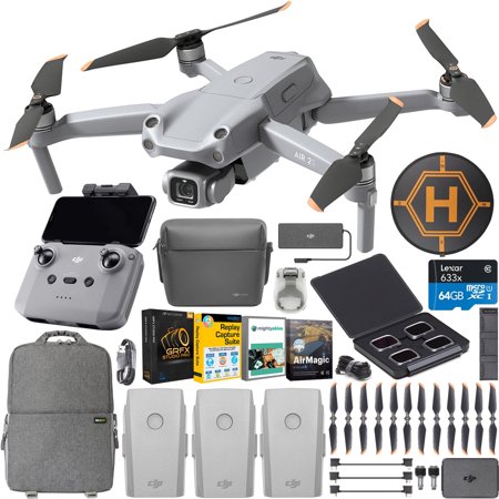 DJI Air 2S Drone Quadcopter with 5.4K Video Fly More Combo + Pro Expedition Bundle