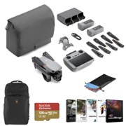 DJI Air 3 Drone Fly More Combo with RC 2 Remote Controller, 128GB microSD Card, Backpack, Landing Pad, Corel PC Software Kit