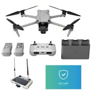 DJI Air 3 Drone Fly More Combo with RC-N2 Remote Controller, Bundle with Care Refresh 2-Year Plan Card and Claw Lanyard Mounting System