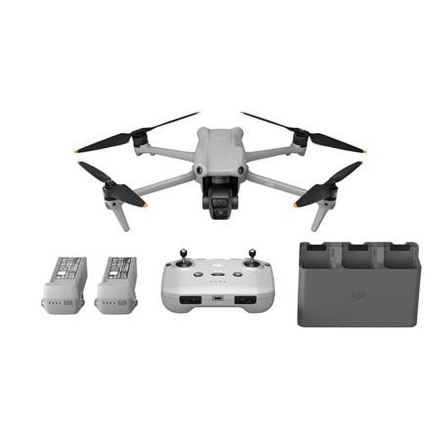 DJI Air 3 4K Dual Camera Aerial Drone with Remote Control & Batteries