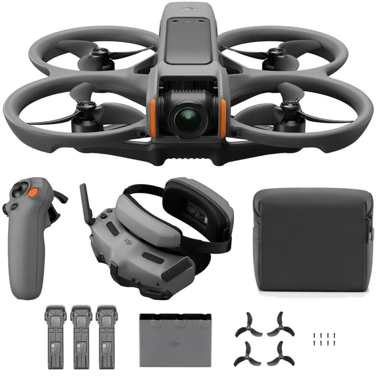 DJI, FPV Drone, Avata 2, Fly More Combo with 3 Batteries and 4K