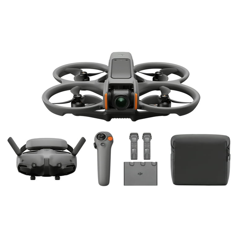 DJI, Avata 2 Fly More Combo, 3 Batteries, Gray, Extended Flight