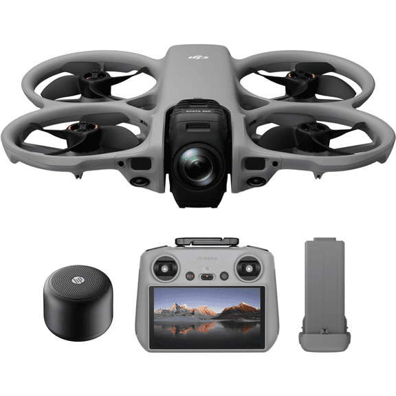 DJI Avata 360 FPV Drone – 8K 360° Video, 1-Inch Sensor, RC 2 with Built-In Screen for Precise Motion Control