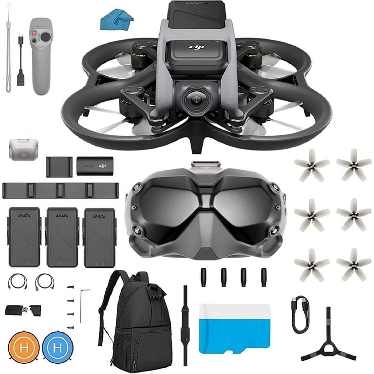 DJI Avata Fly Smart Combo with FPV Goggles V2, Racing Drone with Motion  Controller