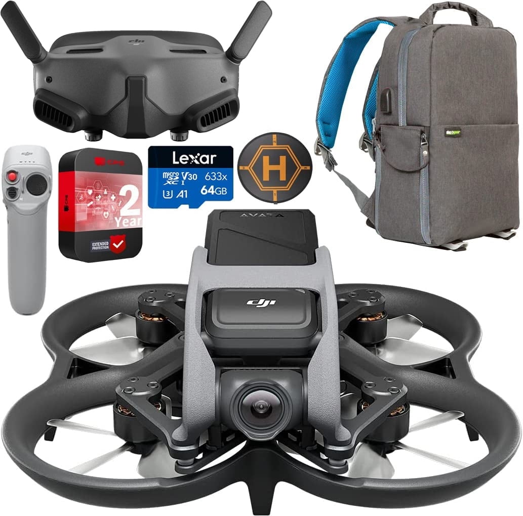 DJI Avata Pro-View Combo with Goggles 2, Motion Controller, 64GB Bundle ...