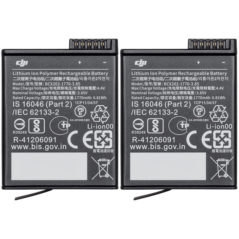 DJI CP.OS.00000229.01 Osmo Action 3 Extreme Battery 2 Pack