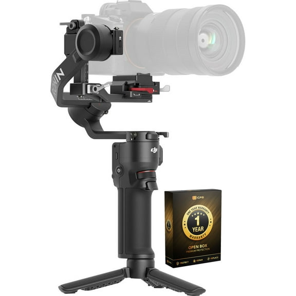 Open Box DJI CP.RN.00000294.01 RS 3 Mini Gimbal Stabilizer with 1 Year CPS Premium Warranty Pack