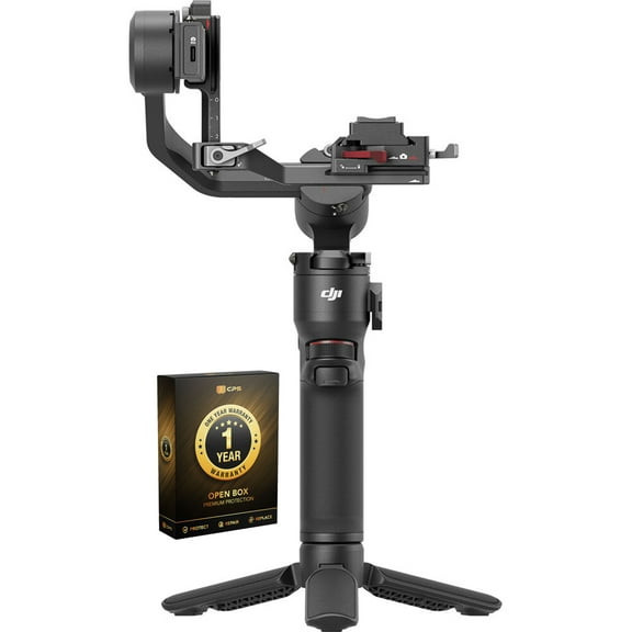 Open Box DJI CP.RN.00000294.01 RS 3 Mini Gimbal Stabilizer for DSLR and Mirrorless Cameras with 1 Year CPS Premium Warranty Pack