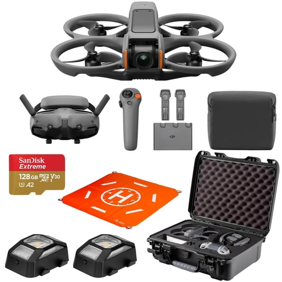 DJI DJI Avata 2 FPV Drone with 3-Battery Fly More Combo + Pro Bundle