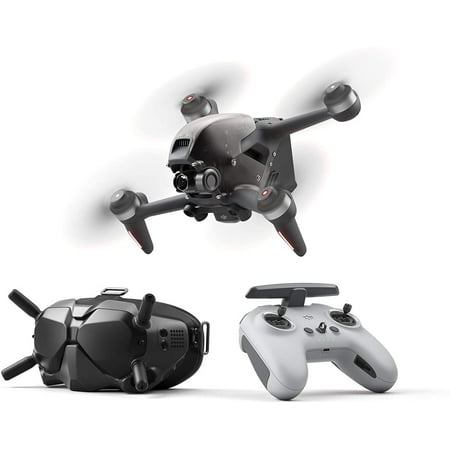 DJI - FPV Combo Drone with Remote Control and Goggles - Gray