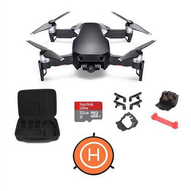 DJI MAVIC Air Onyx Black - Bundle With 32 GB Micro HDSC Card, FS