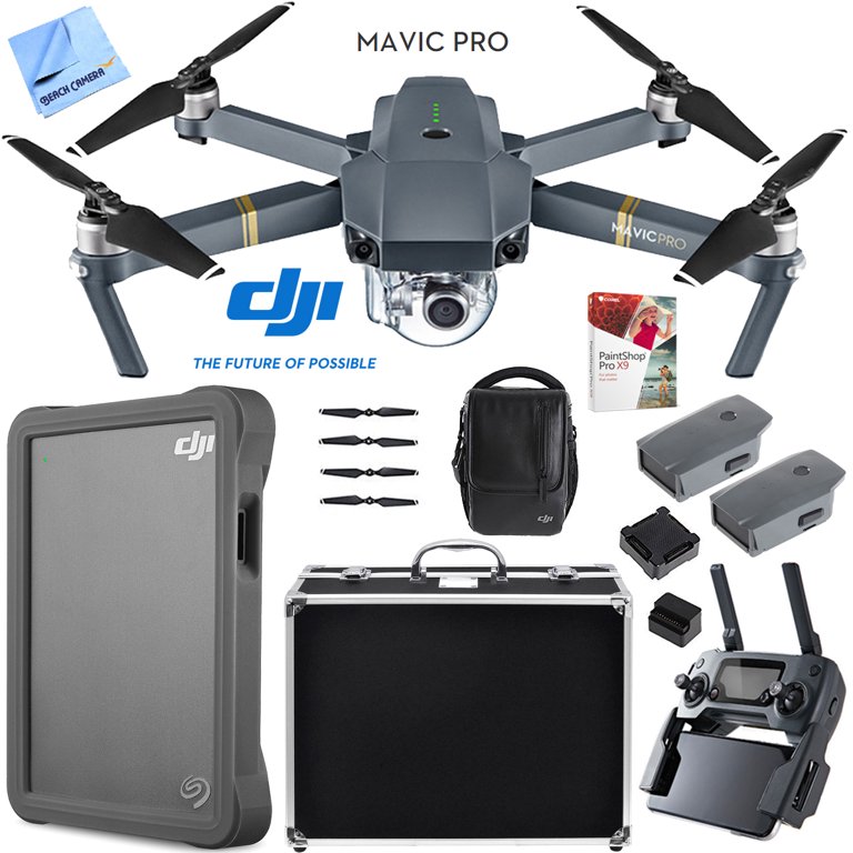 DJI Mavic Pro Quadcopter Drone Fly More Combo Pack Triple