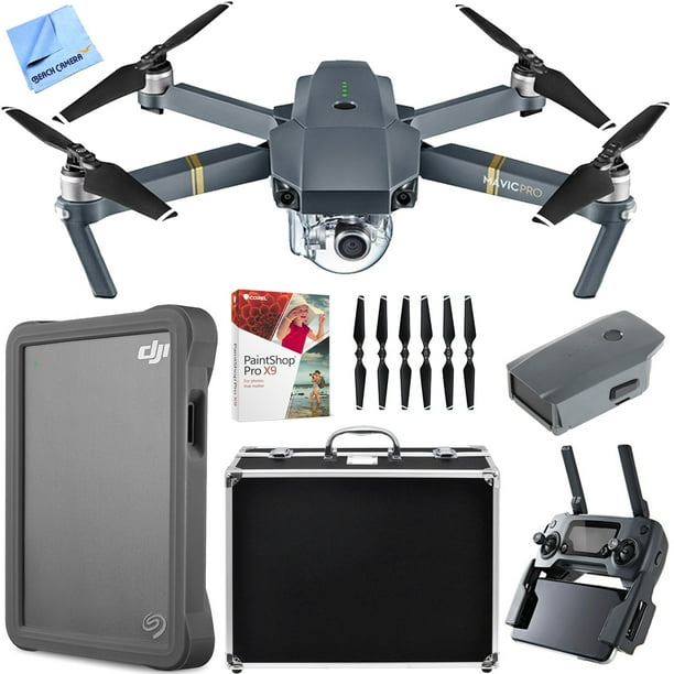 DJI Mavic Pro Quadcopter Drone with 4K Camera, Custom Hard Case