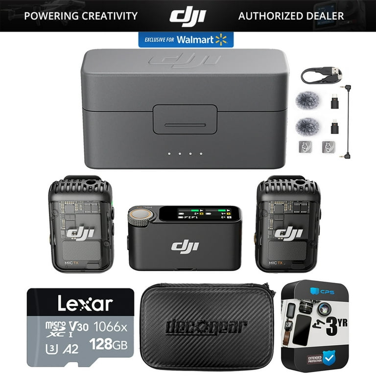 DJI Mic 2 (2 TX + 1 RX + Charging Case) All-in-one Wireless DJI Mic 2 (2 TX + 1 RX + Charging Case) All-in-one Wireless