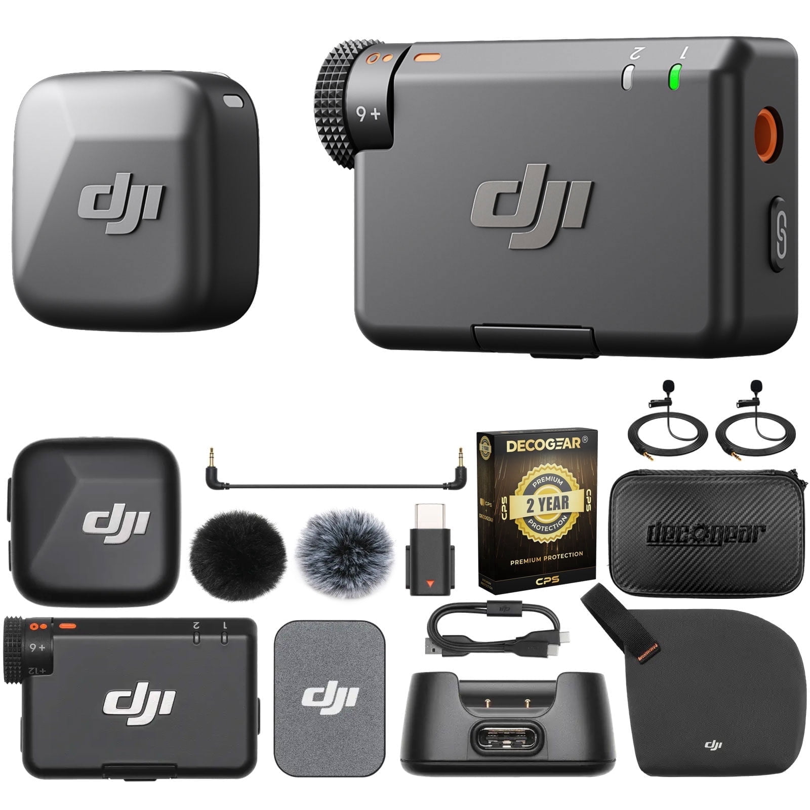 DJI Mic Mini (1 TX + 1 RX), Ultralight, Noise Cancelling with 2YR