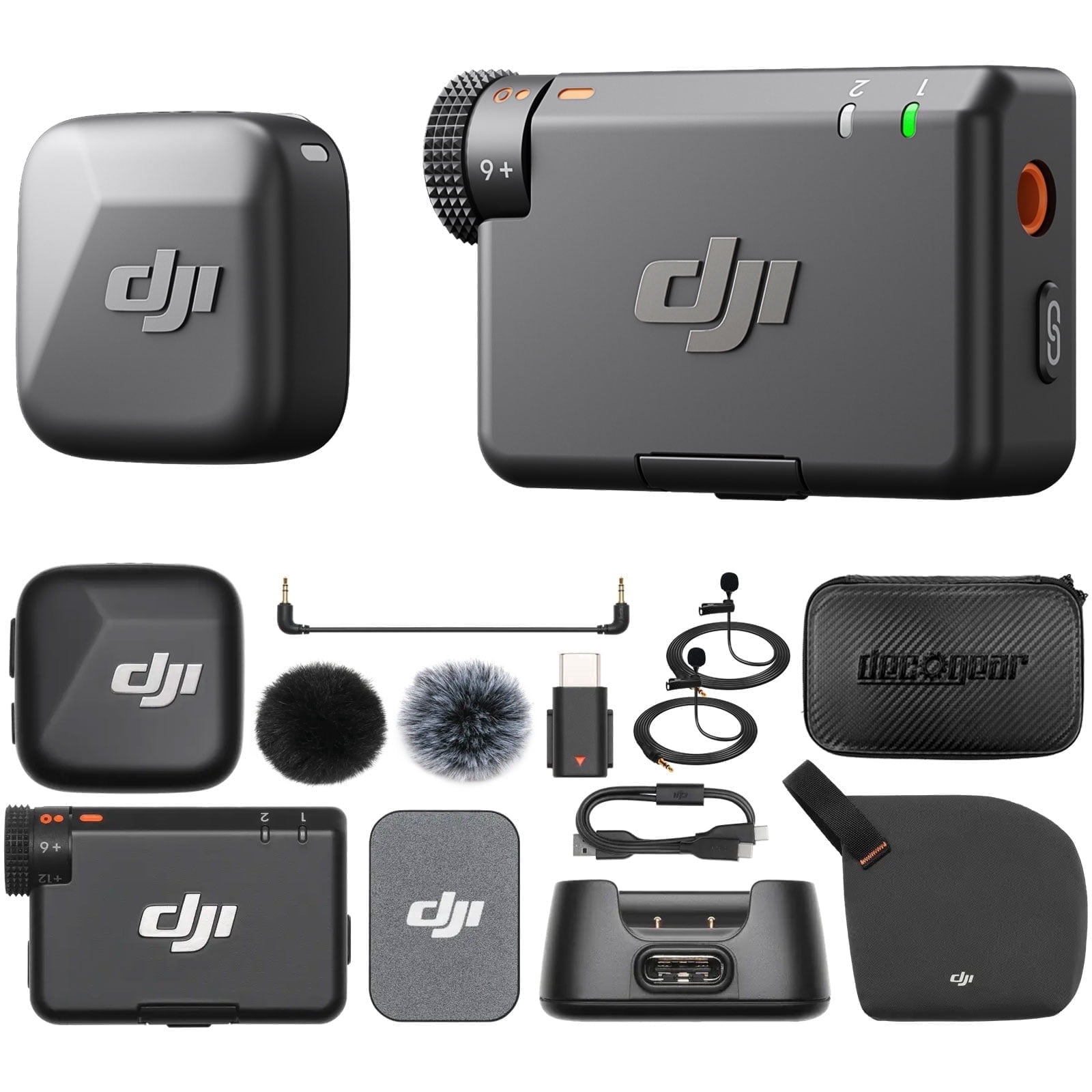 DJI Mic Mini (1 TX + 1 RX), Ultralight, Noise Cancelling with