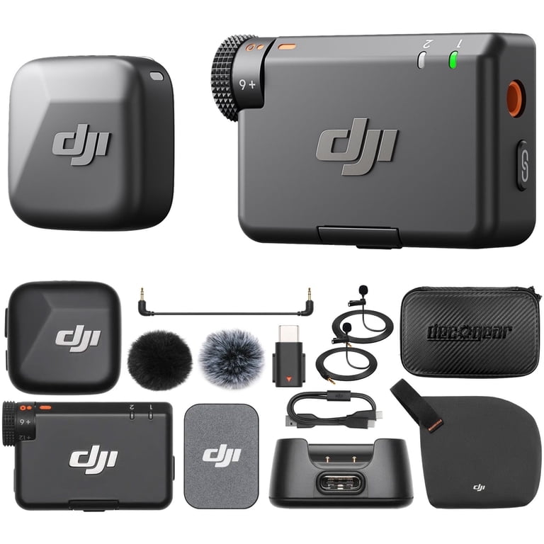 DJI Mic Mini (1 TX + 1 RX), Ultralight, Noise Cancelling with