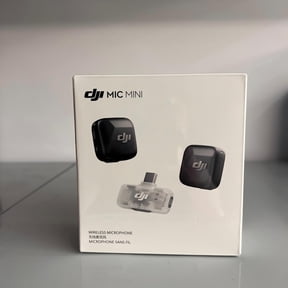 DJI Mic Mini Wireless Microphone 2 TX + 1 RX Wireless Receiver for Mobile Phones