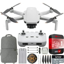 DJI Mini 2 SE Camera Drone Quadcopter with RC-N1 Remote Controller CP.MA.00000573 with 1/2.3-inch CMOS & 2.7K Video Extended Protection Bundle with Deco Gear Backpack + Landing Pad & Accessories Kit