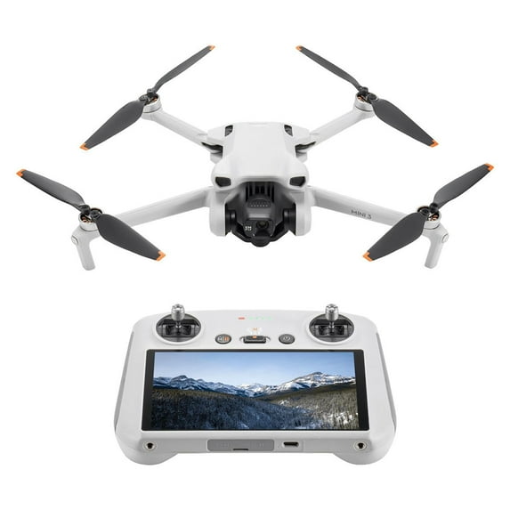 DJI Mini 3 4K Video Resolution Aerial Drone Bundle with Remote Control