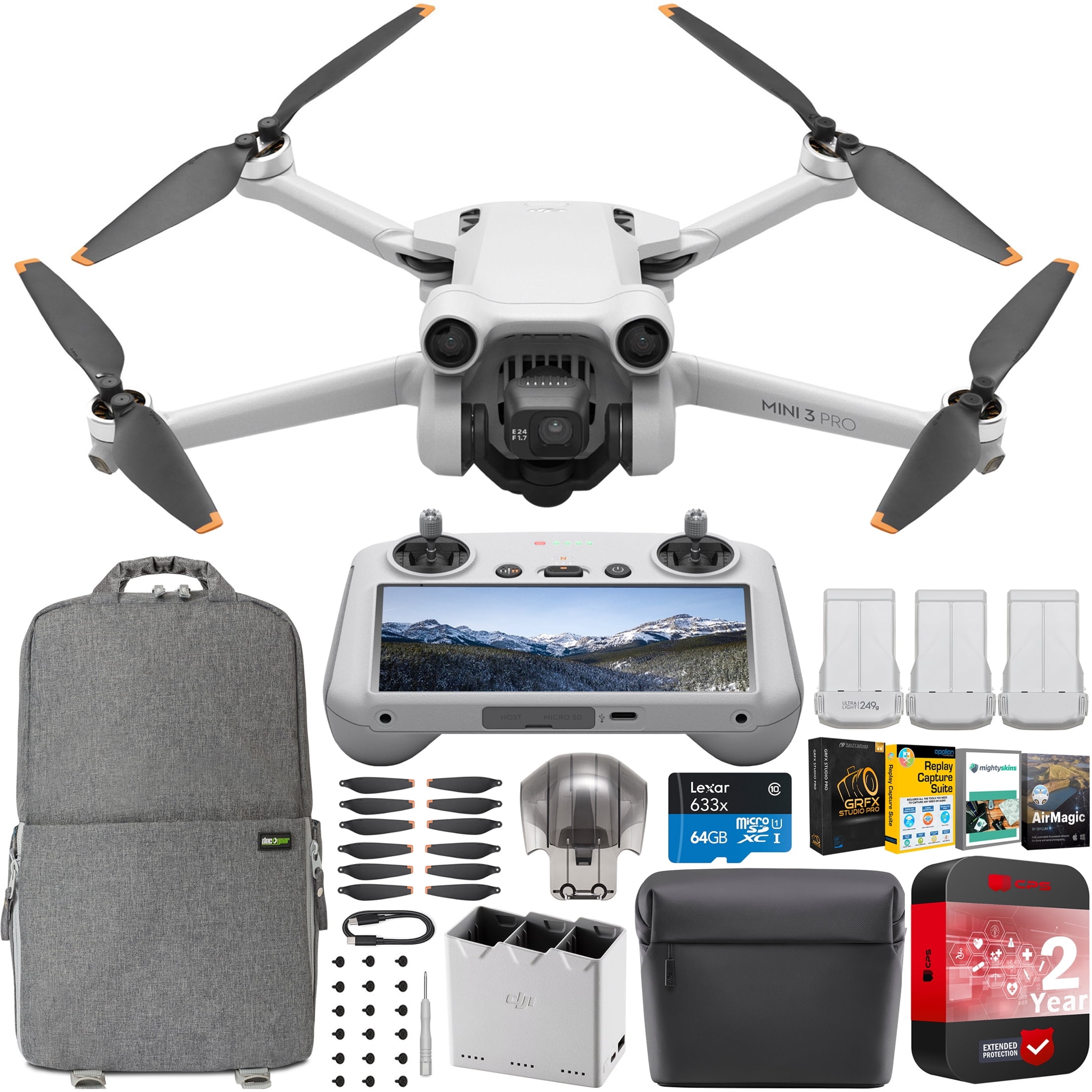 美品】DJI mini3 pro(RC) & しつけ FLY more KIT α