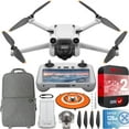 thumbnail image 1 of DJI Mini 3 Pro Camera Drone Quadcopter + RC Smart Remote (With Screen) 4K/60fps Video, 48MP, 34min Flight Time, Tri-Directional Obstacle Sensing Bundle w/ Deco Gear Backpack + 128GB Card &Accessories, 1 of 11