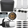 thumbnail image 1 of DJI Mini 3 Pro Fly More Kit Plus CP.MA.00000496.01 with 2 DJI Mini 3 Series Intelligent Flight Battery Plus, Charging Hub, Shoulder Bag Bundle with 128GB Card+ Deco Gear Drone Landing Pad+FPV Headset, 1 of 9