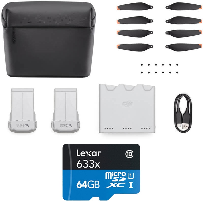 DJI Mini 3 Pro Fly More Kit Drone Accessory Kit with 64GB Landing Pad