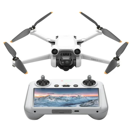 DJI - Mini 3 Pro Drone and Remote Control with Built-in Screen (DJI RC) - Gray