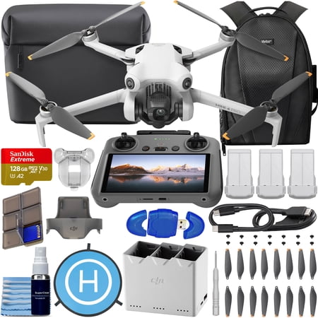 DJI Mini 4 Pro 4K Video Resolution Aerial Drone with Accessories Included