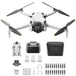 DJI Mini 4 Pro Fly More Combo (DJI RC 2) (GL) | Lightweight Foldable Camera Drone | Under 249g | Slo