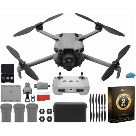 DJI Mini 5 Pro with 2-Year Warranty | Fly More Combo (RC-N3) | 1-Inch CMOS Camera, 3-Battery Bundle, Omnidirectional Obstacle Sensing & 20km Transmission Professional Drone Kit