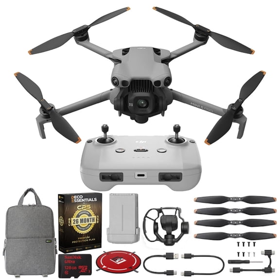DJI Mini 5 Pro Drone with DJI RC-N3 Remote and Intelligent Flight Battery Bundle with Deco Gear CPS Exclusive 26 Month Protection Pack (BEACH-CPS-26M1500)