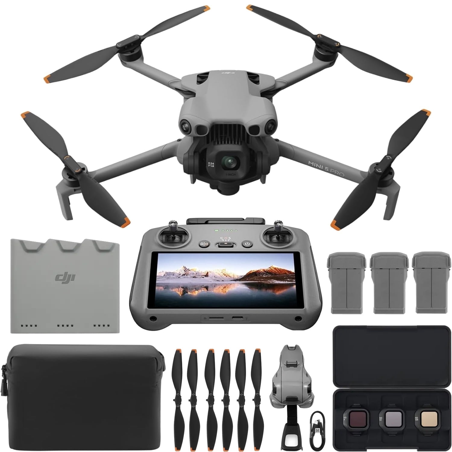 DJI Mini 5 Pro Drone Fly More Combo Plus (DJI RC 2) - Walmart.com