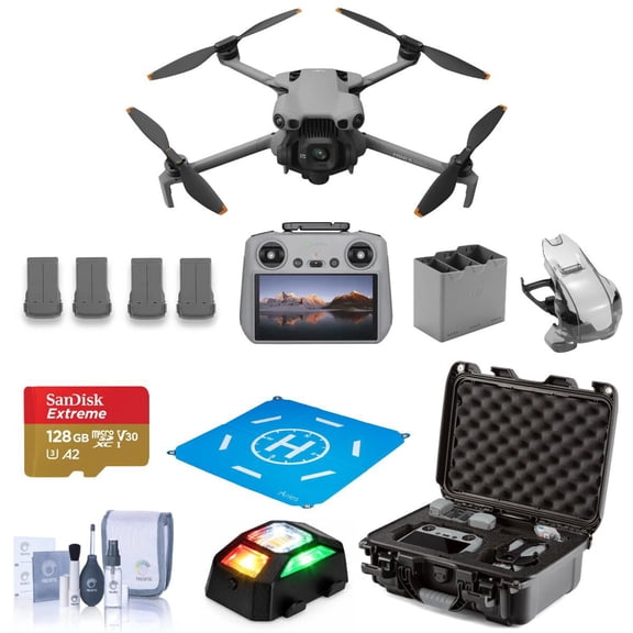 DJI Mini 5 Pro Drone w/RC 2 and 4x Batteries, w/Nanuk Waterproof Hard Case
