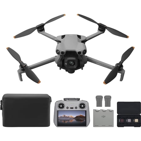 DJI Mini 5 Pro Fly More Combo with Drone, DJI RC 2 Remote, 3 Batteries, Hub