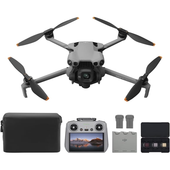 DJI Mini 5 Pro Fly More Combo Plus with DJI RC 2, Drone with Camera, 1-Inch CMOS, 4K Drone for Beginners, Obstacle Sensing, ActiveTrack 360, 225 Gimbal Rotation, Extended Battery Life